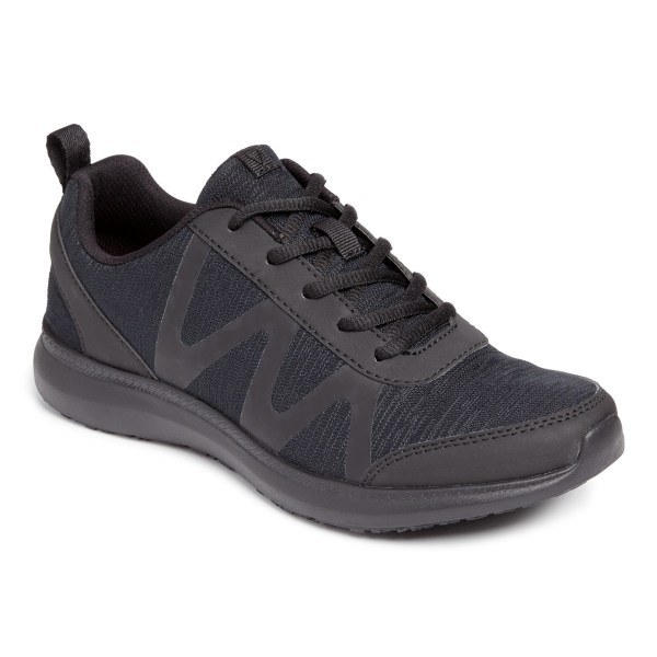 Vionic Trainers Ireland - Kiara Pro Sneaker Black - Womens Shoes In Store | XSRHY-2165